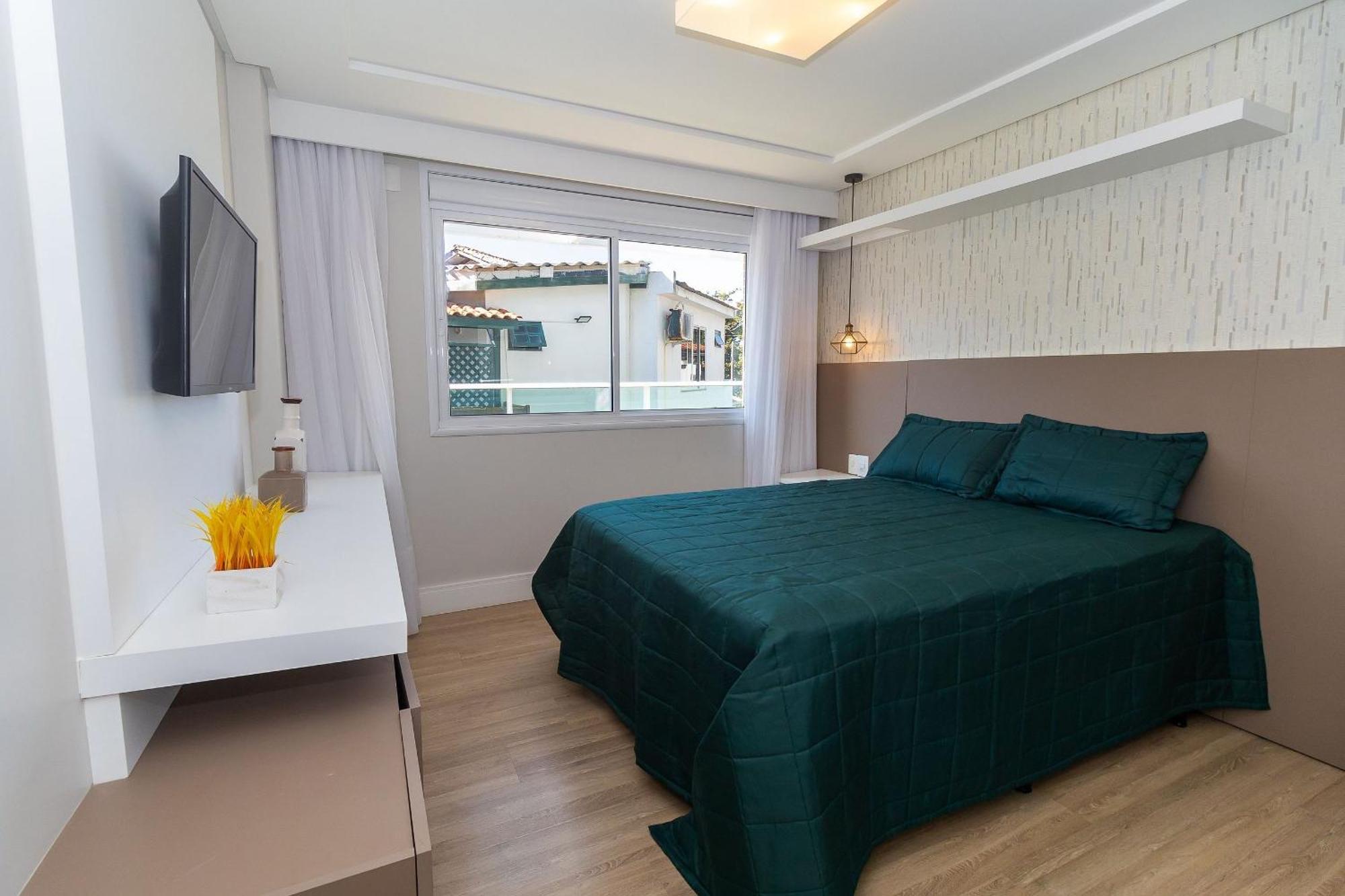 Varandas Do Atlantico 101A - Excelente Apartamento Em Condominio De Luxo A Beira Mar - Piscina Climatizada - Academia - Бомбіняс Екстер'єр фото