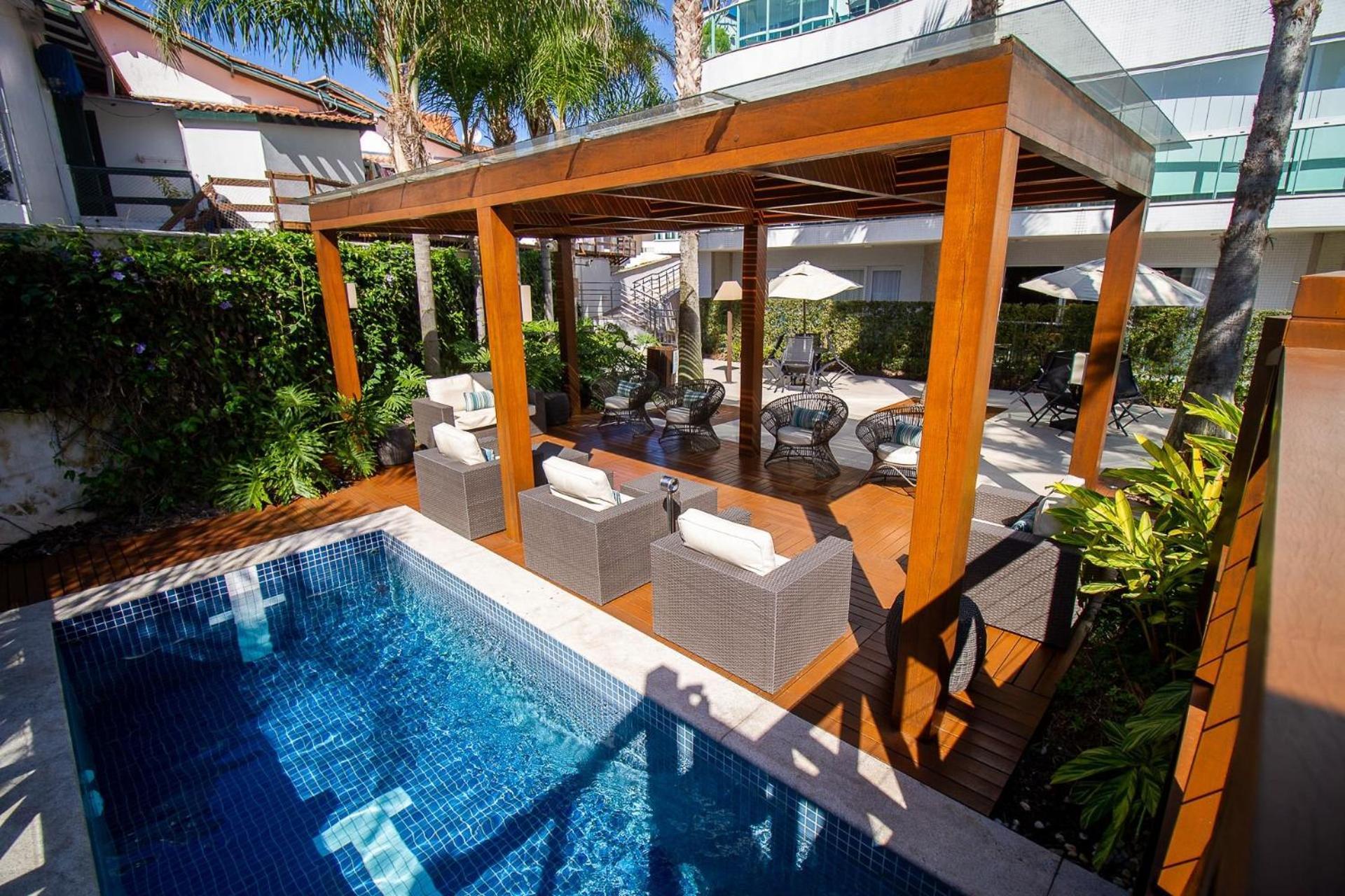 Varandas Do Atlantico 101A - Excelente Apartamento Em Condominio De Luxo A Beira Mar - Piscina Climatizada - Academia - Бомбіняс Екстер'єр фото