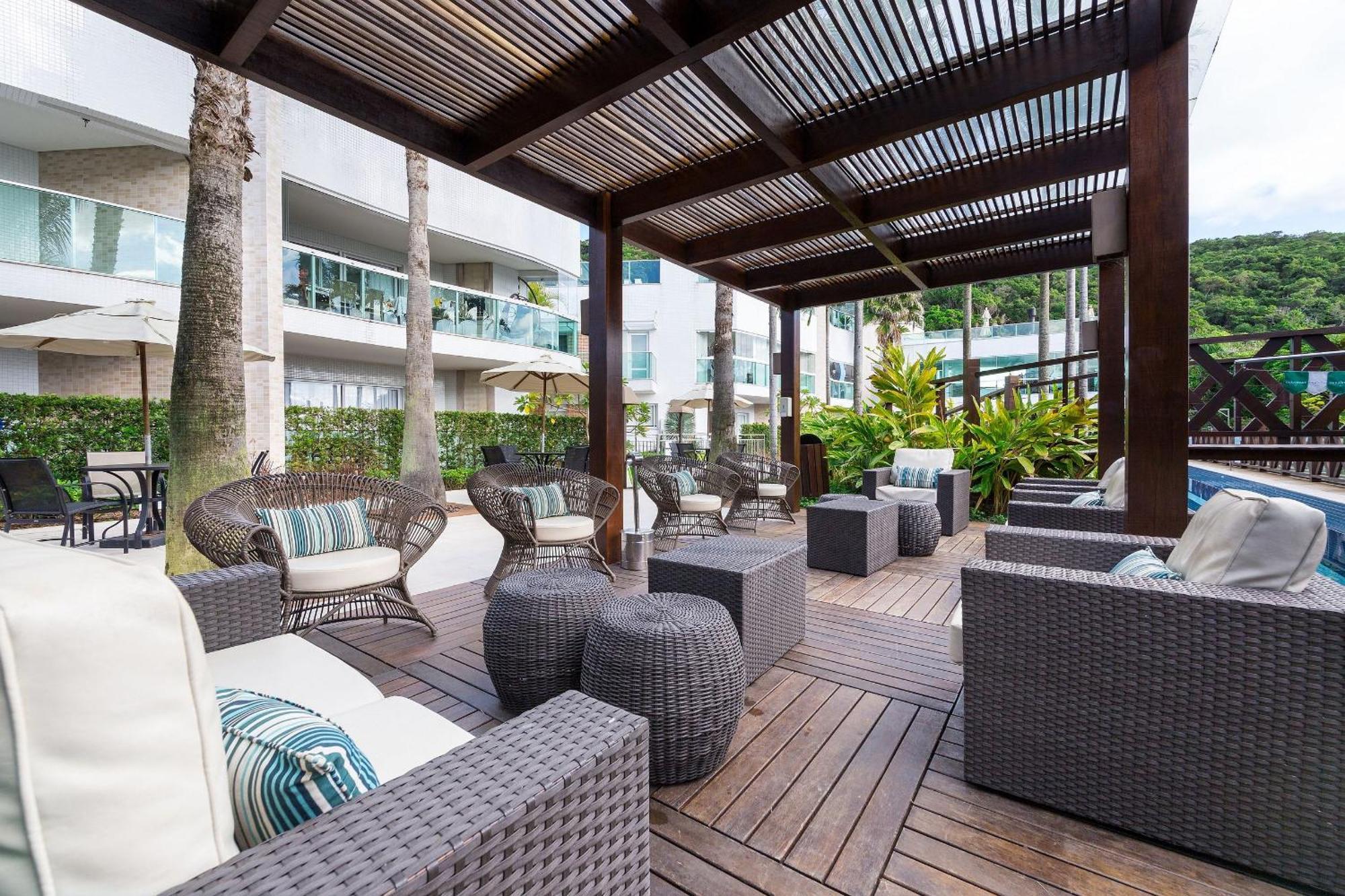 Varandas Do Atlantico 101A - Excelente Apartamento Em Condominio De Luxo A Beira Mar - Piscina Climatizada - Academia - Бомбіняс Екстер'єр фото