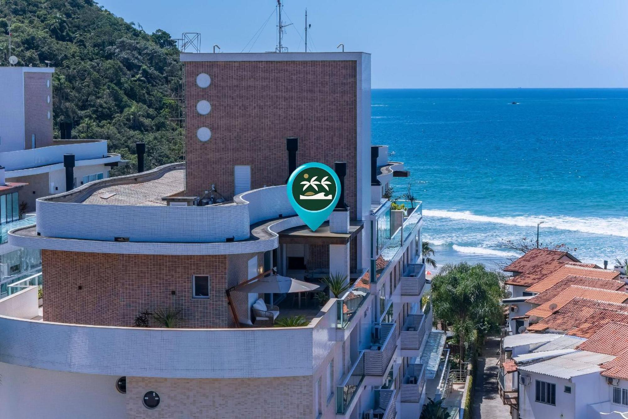 Varandas Do Atlantico 101A - Excelente Apartamento Em Condominio De Luxo A Beira Mar - Piscina Climatizada - Academia - Бомбіняс Екстер'єр фото