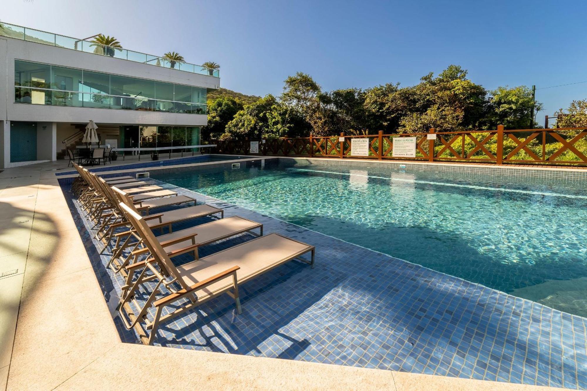 Varandas Do Atlantico 101A - Excelente Apartamento Em Condominio De Luxo A Beira Mar - Piscina Climatizada - Academia - Бомбіняс Екстер'єр фото