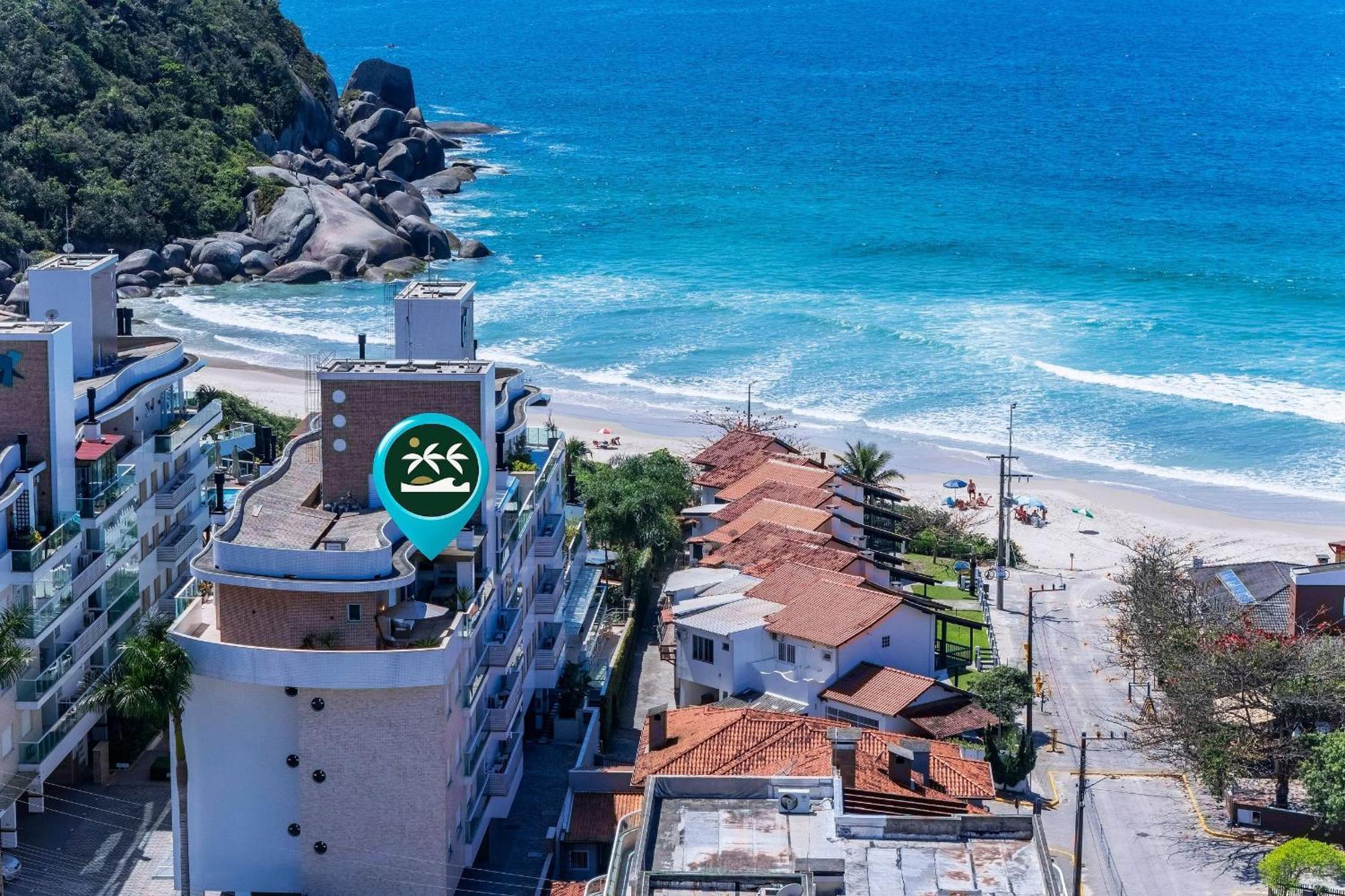 Varandas Do Atlantico 101A - Excelente Apartamento Em Condominio De Luxo A Beira Mar - Piscina Climatizada - Academia - Бомбіняс Екстер'єр фото